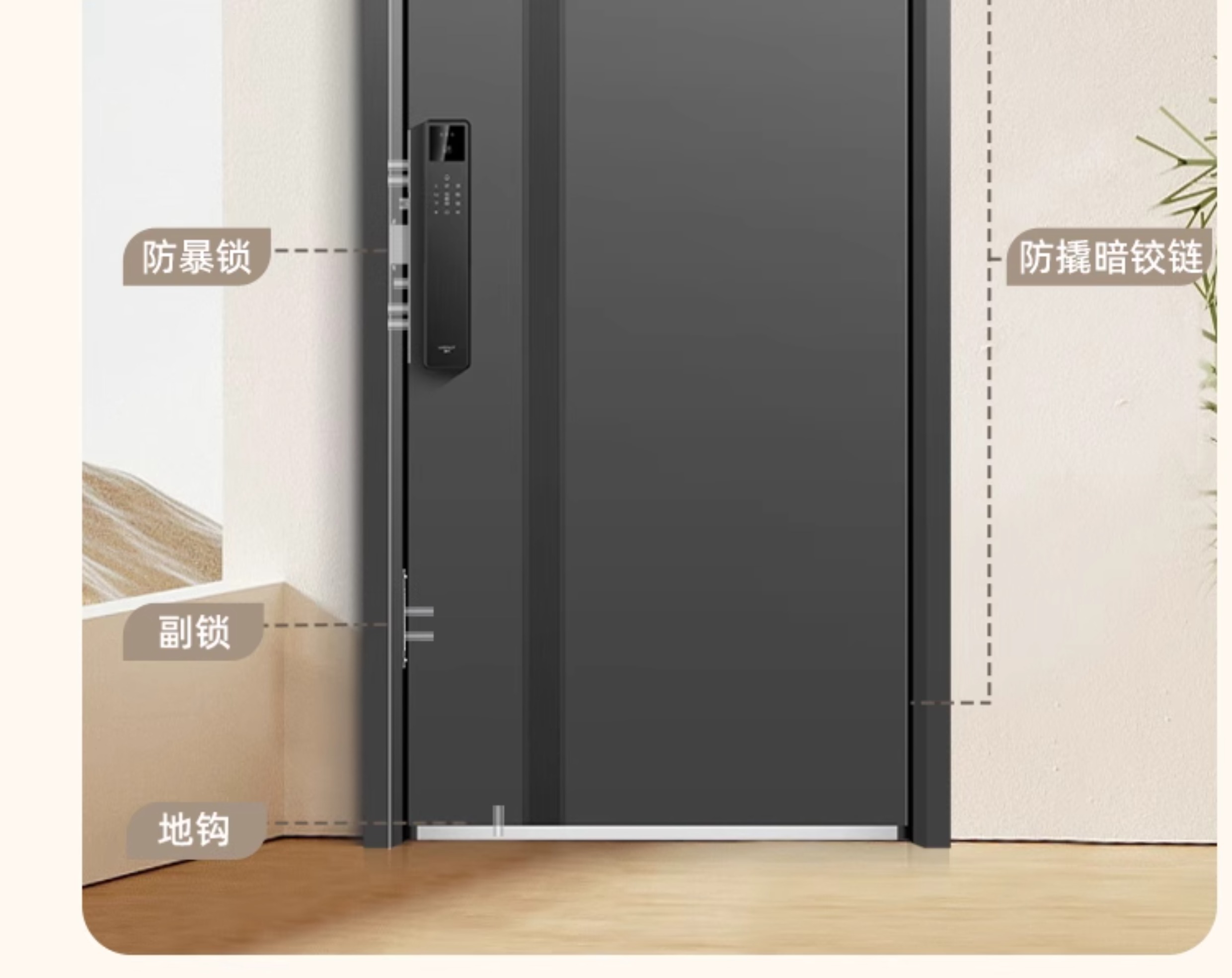 【补贴15%】WL王力防盗门入户进户门别墅大门25年新款防盗门A050(图33)