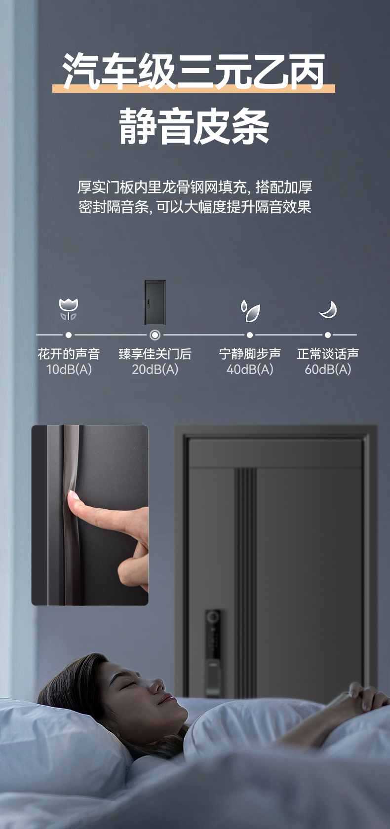 甲级防盗门静音家用入户门安全门子母门发泡填充别墅门定制进户门(图10)