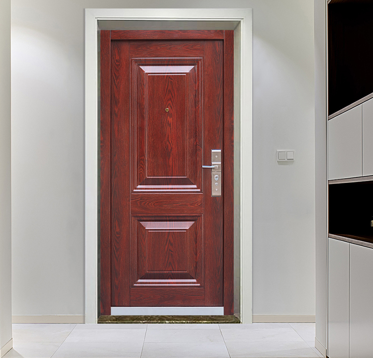 入户门防盗门进户门家用室内外出租房间农村大门钢质工程门单开门(图7)