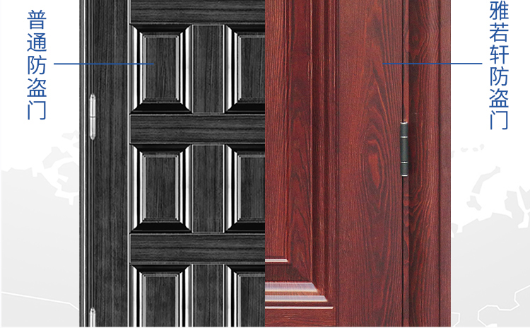 入户门防盗门进户门家用室内外出租房间农村大门钢质工程门单开门(图19)