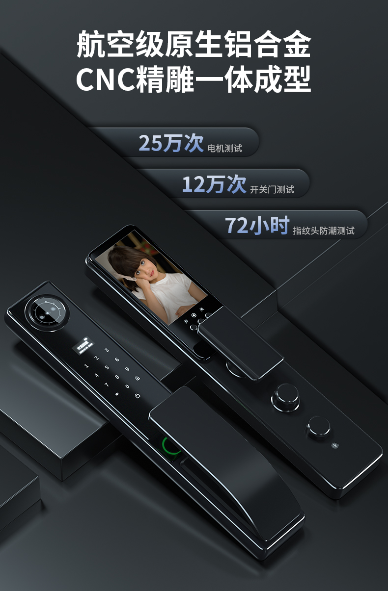 【2024款】甲级防盗门进户门轻奢锌合金全自动锁入户门平开隔音门(图30)