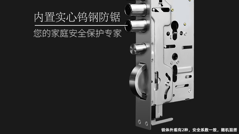 FX富新 艺睿 双面黑色甲级防盗门家用进户指纹锁水性聚氨酯发泡门(图22)