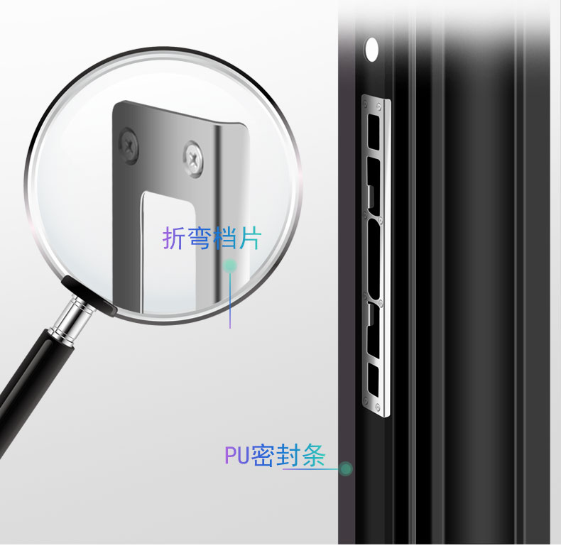 FX富新 艺睿 双面黑色甲级防盗门家用进户指纹锁水性聚氨酯发泡门(图27)