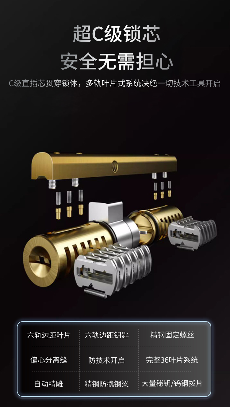 甲级防盗门入户门智能指纹密码锁家用进户门大门单开门子母门(图10)