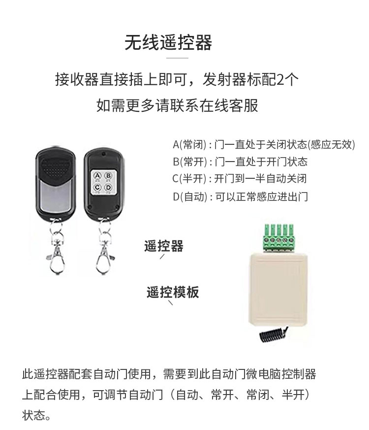 电动玻璃感应自动平移门全套机组铝型材不锈钢上海厂家定制安装(图9)