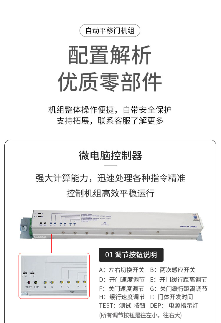 电动玻璃感应自动平移门全套机组铝型材不锈钢上海厂家定制安装(图5)