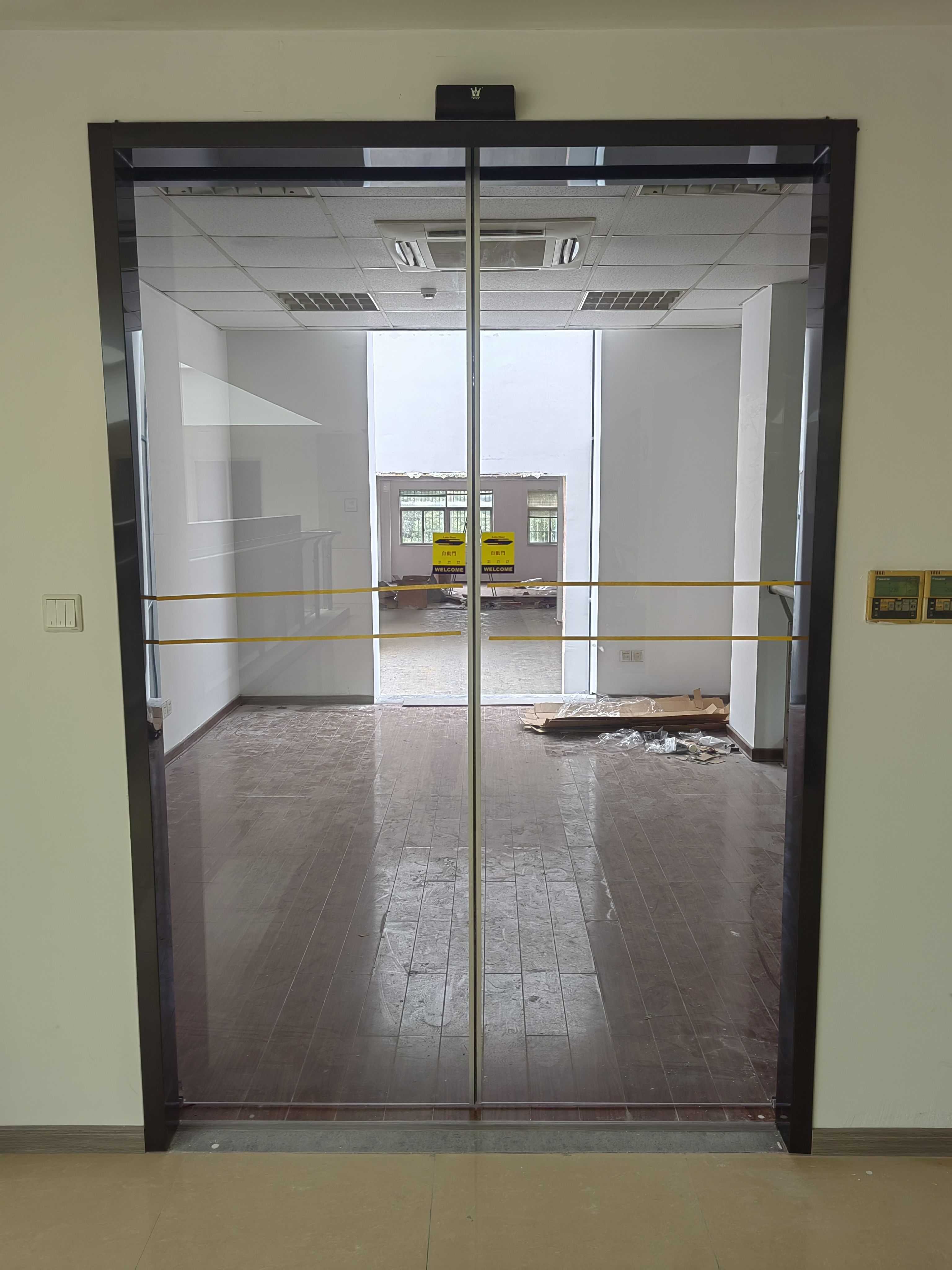 自动门电动感应门自动感应门 电动门电动感应玻璃门门禁安装维修(图17)