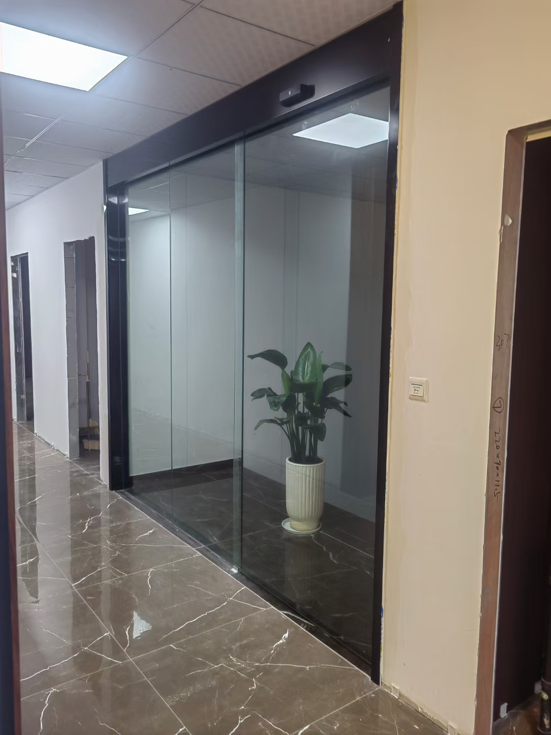 自动门电动感应门自动感应门 电动门电动感应玻璃门门禁安装维修(图19)