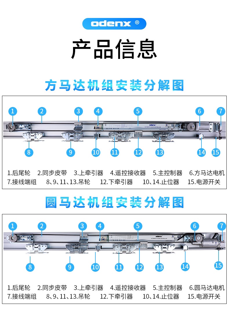 自动门电动感应门自动感应门 电动门电动感应玻璃门门禁安装维修(图10)