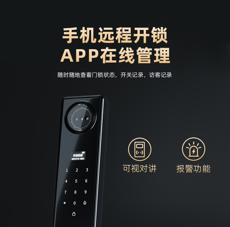 2025新款 甲级防盗门5D人脸锁 锌合金全自动猫眼指纹锁平开入户门(图28)