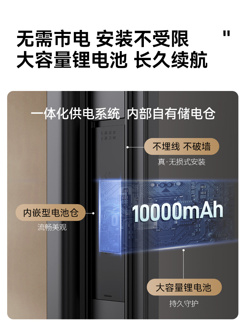 亚太天能一体化智能门AI双摄防盗入户门家用视频通话全自动进户门(图39)