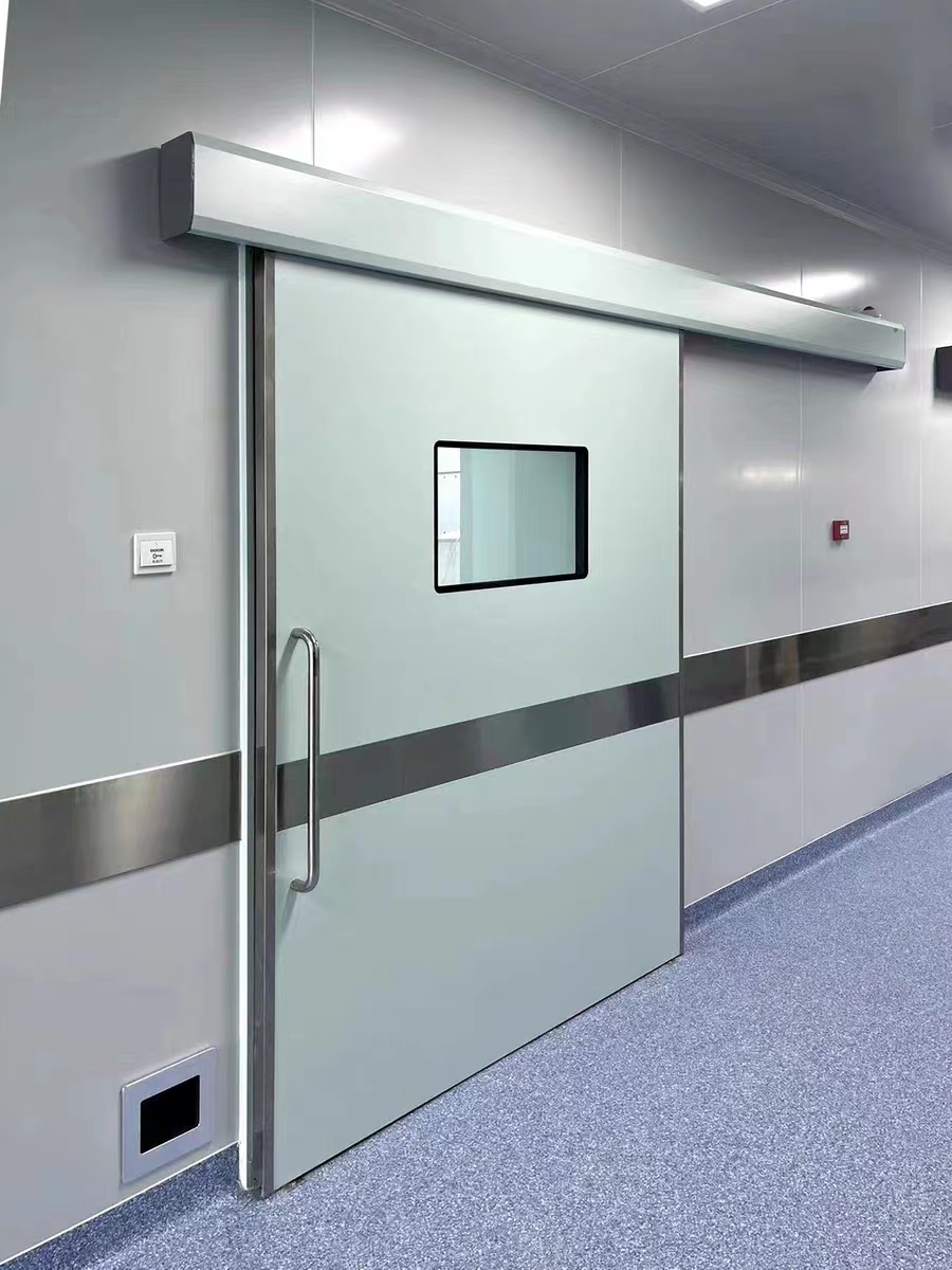 手术室气密门自动净化门医院牙科电动平移门医用单双开脚踏感应门(图11)