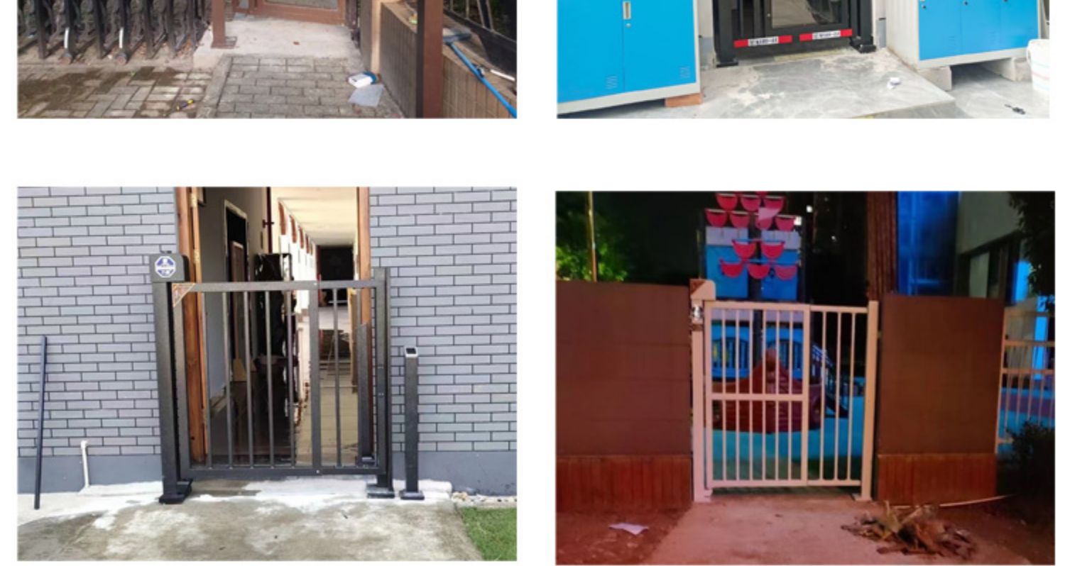 电动广告栅栏小门人行通道闸小区家用人脸识别刷卡指纹门禁系统(图23)