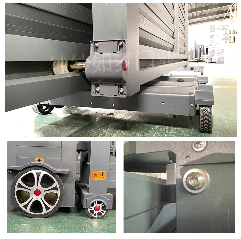 铝合金电动伸缩门学校工厂封板自动无轨自动伸缩门围墙电动大门(图6)