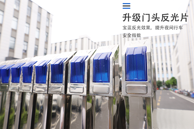 恒泰门业电动伸缩门304不锈钢工厂学校抗风封板大门自动铝合金门(图4)