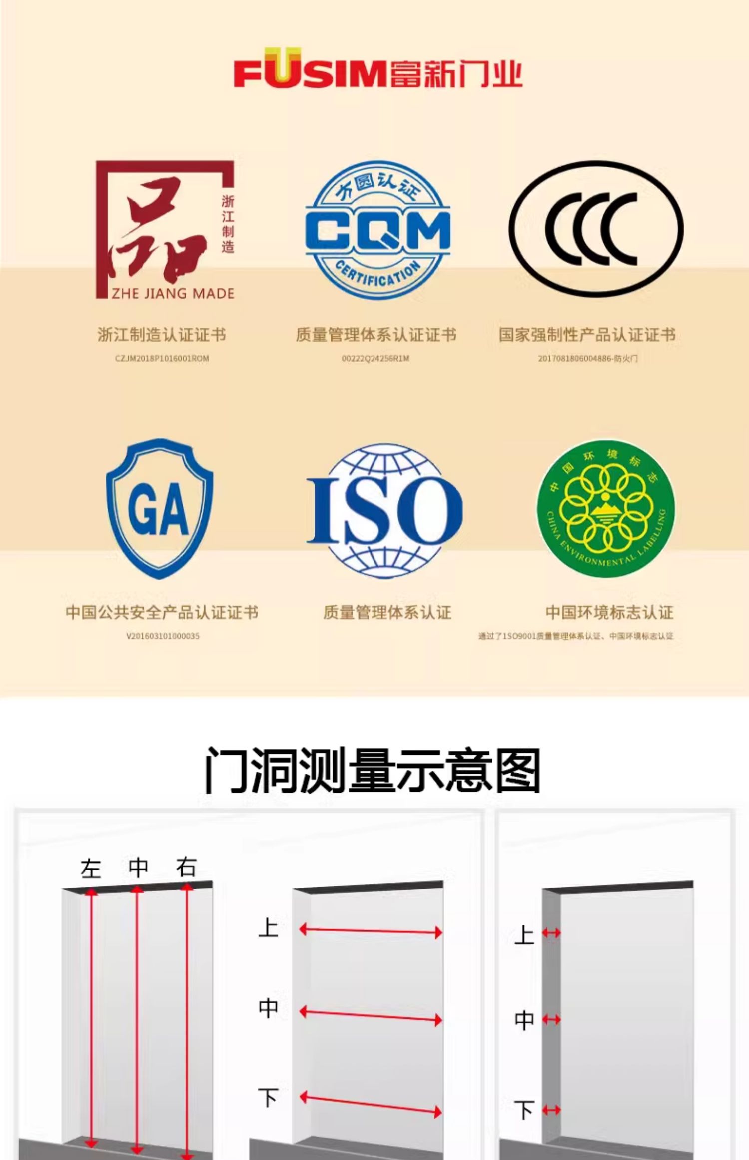 FX富新 艺品 双色甲级防盗门家用定制智能指纹锁新甲级进户门灰色(图31)