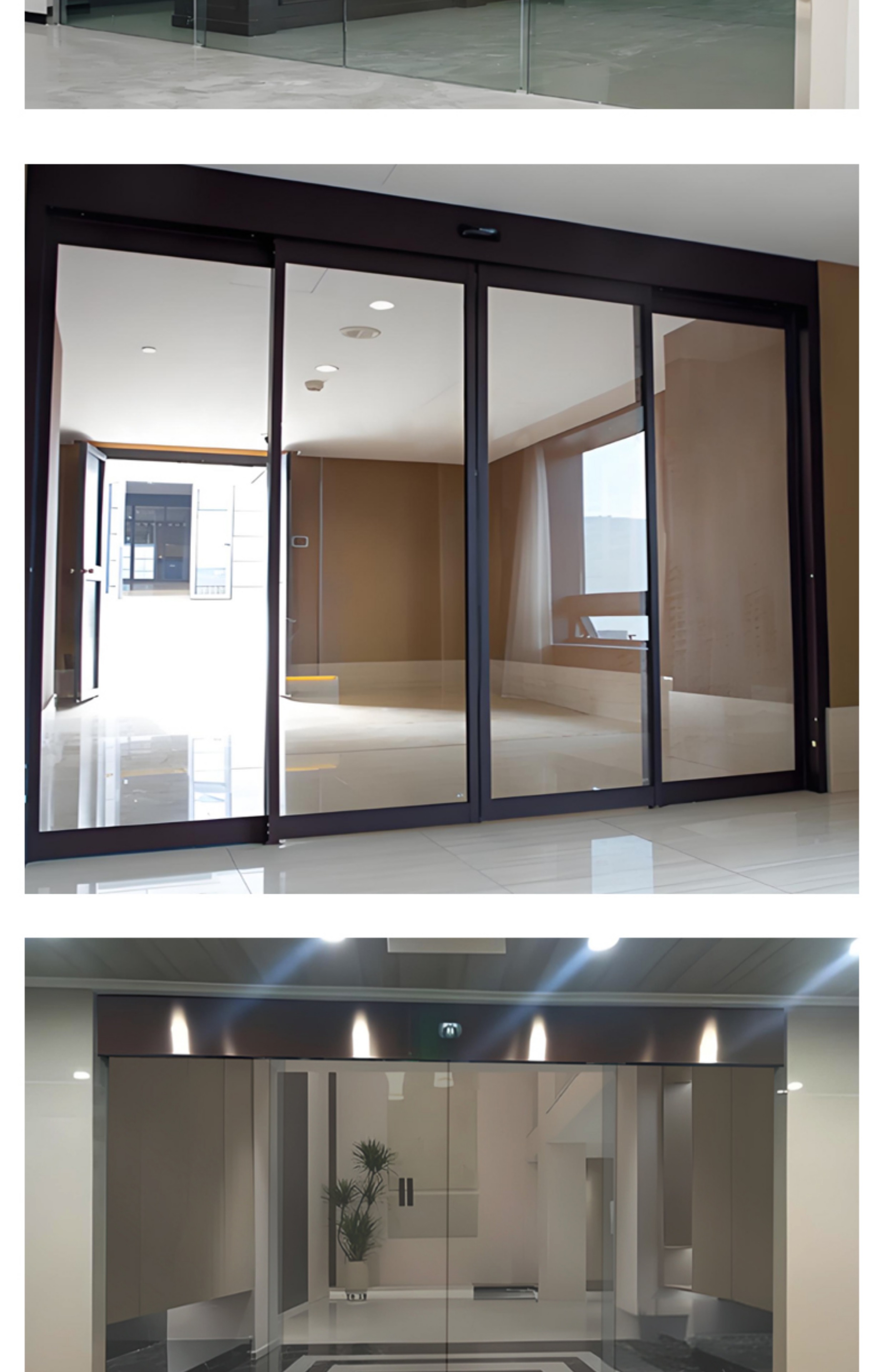 无锡感应门自动玻璃平移电动轨道伸缩开门禁系统智能人脸识别(图12)