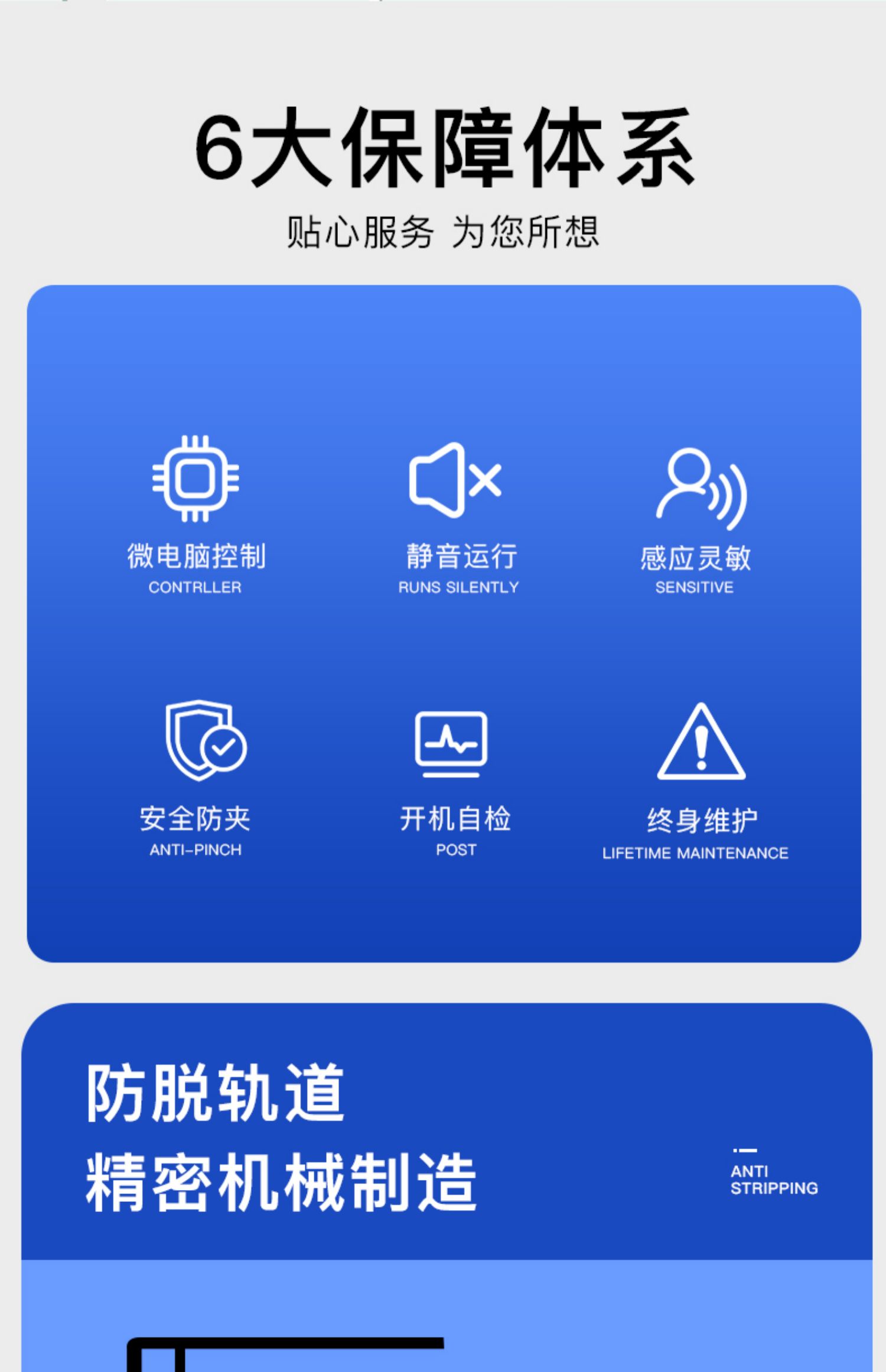 自动感应门电动玻璃平移门电机整套机组电动门轨道控制器门禁系统(图5)