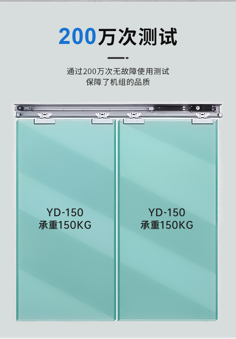 感应门自动门电机整套机组电动玻璃门轨道自动平移门门禁系统(图7)