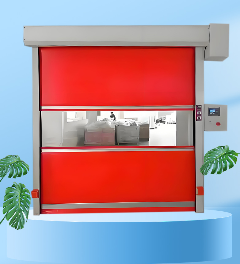 快速卷帘门工厂无尘车间自动升降快速卷闸门电动红外感应门(图9)