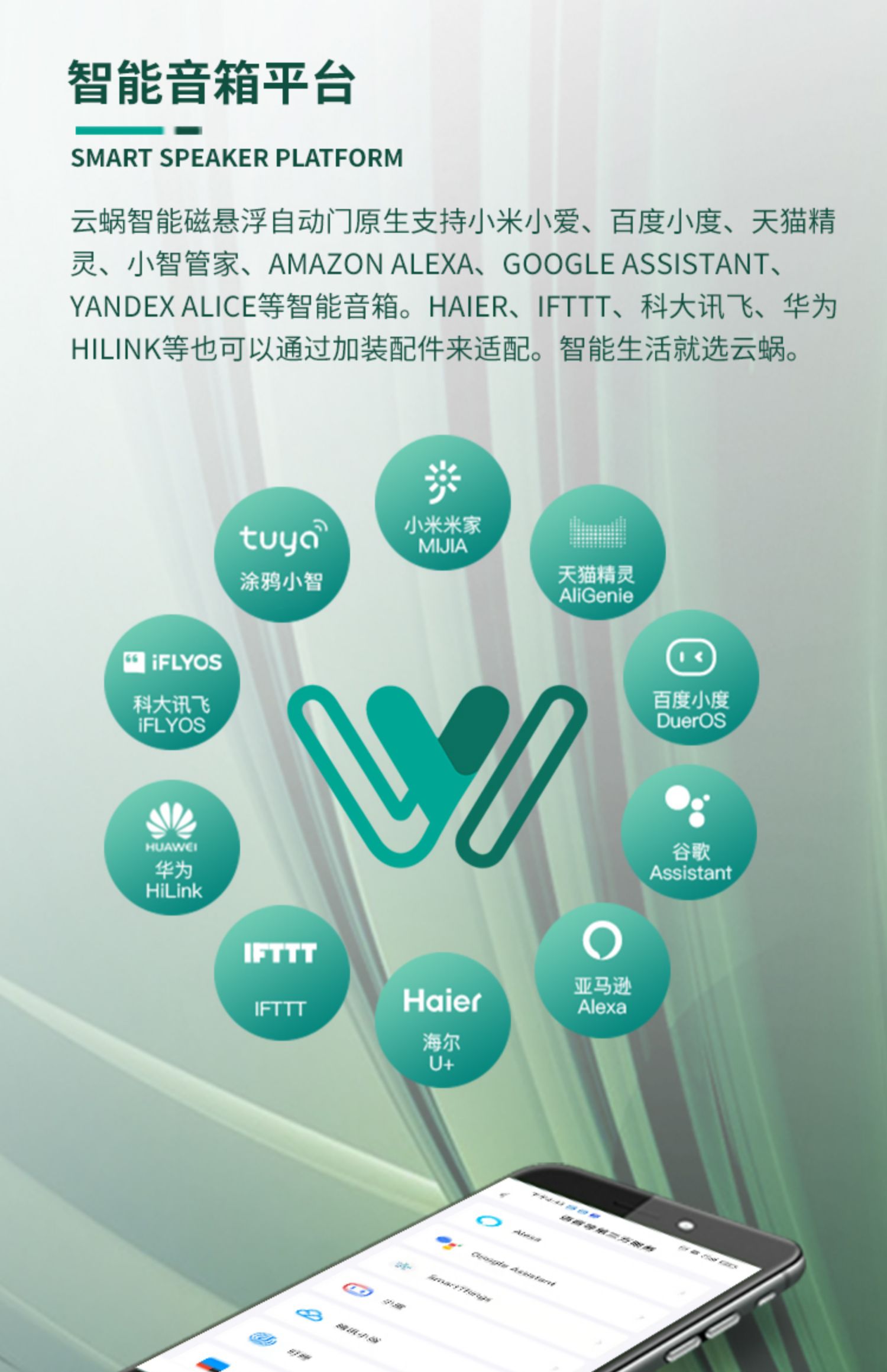 云蜗智能磁悬浮自动门推拉门自动平移门电动极窄玻璃门感应门电机(图13)