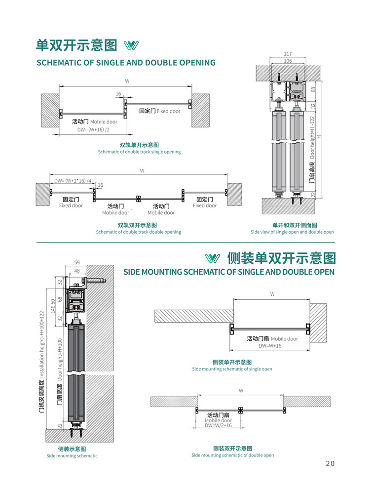 云蜗智能磁悬浮自动门推拉门自动平移门电动极窄玻璃门感应门电机(图20)