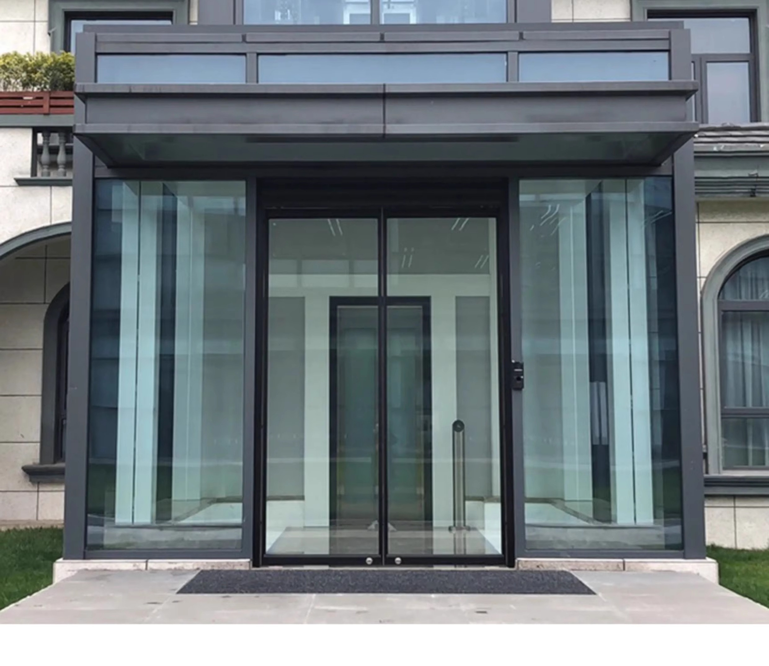 上海电动门电动玻璃感应门自动平移门定制测量安装(图6)