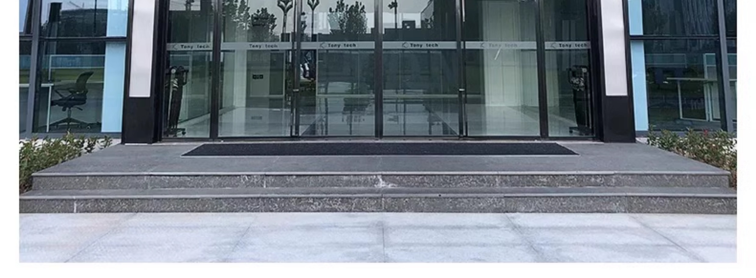 上海电动门电动玻璃感应门自动平移门定制测量安装(图16)