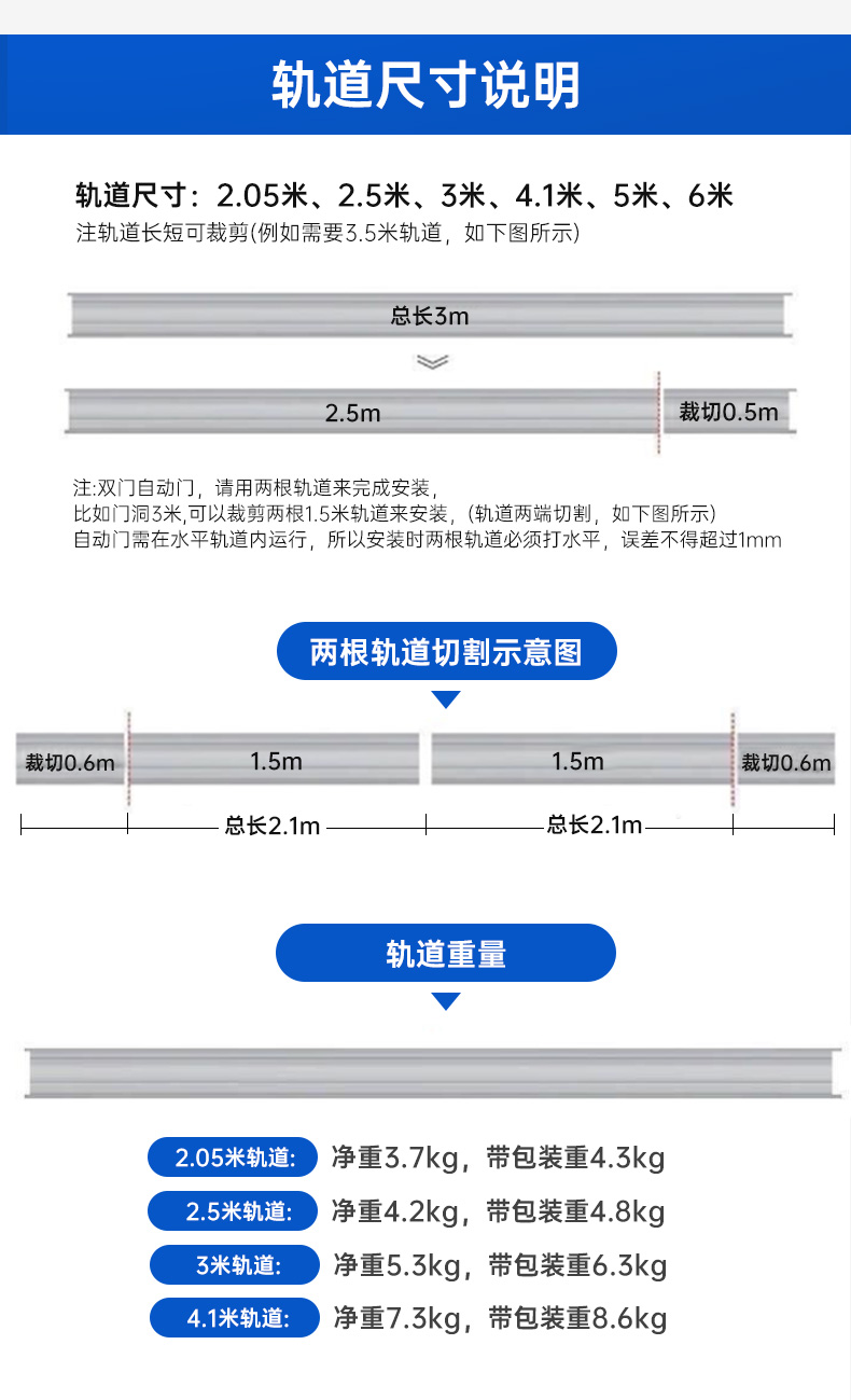 自动门控制器感应门150电机整套机组电动玻璃平移门轨道门禁全套(图5)