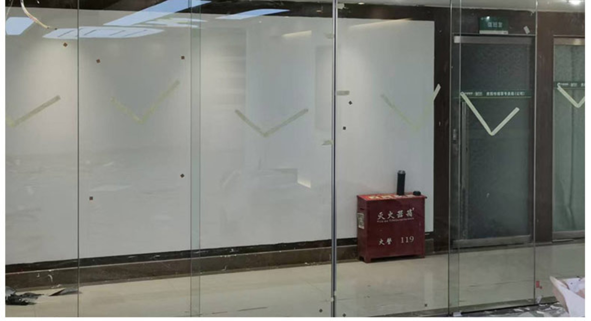 自动感应门人脸识别指纹刷卡门禁系统定制公司大门电动平移玻璃门(图23)