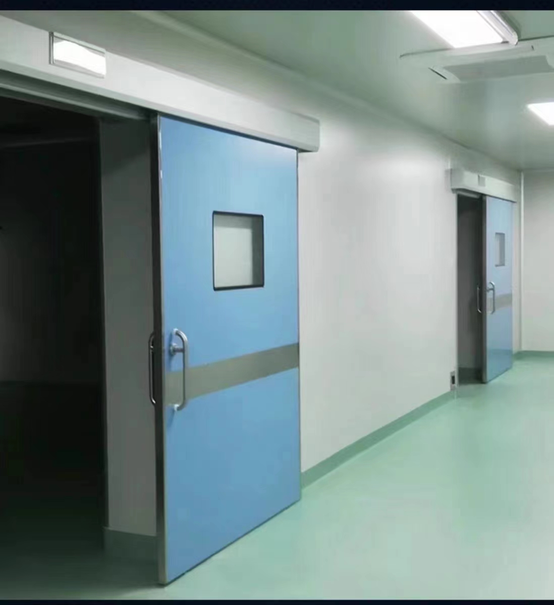 手术室气密门自动净化门医院牙科电动平移门医用单双开脚踏感应门(图4)
