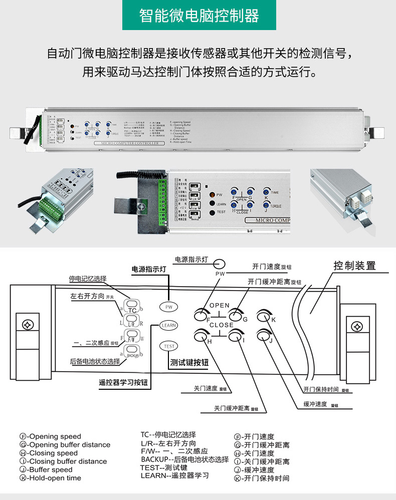 自动玻璃感应门定制入户玻璃门电动平移门智能人脸识别自动滑门(图8)