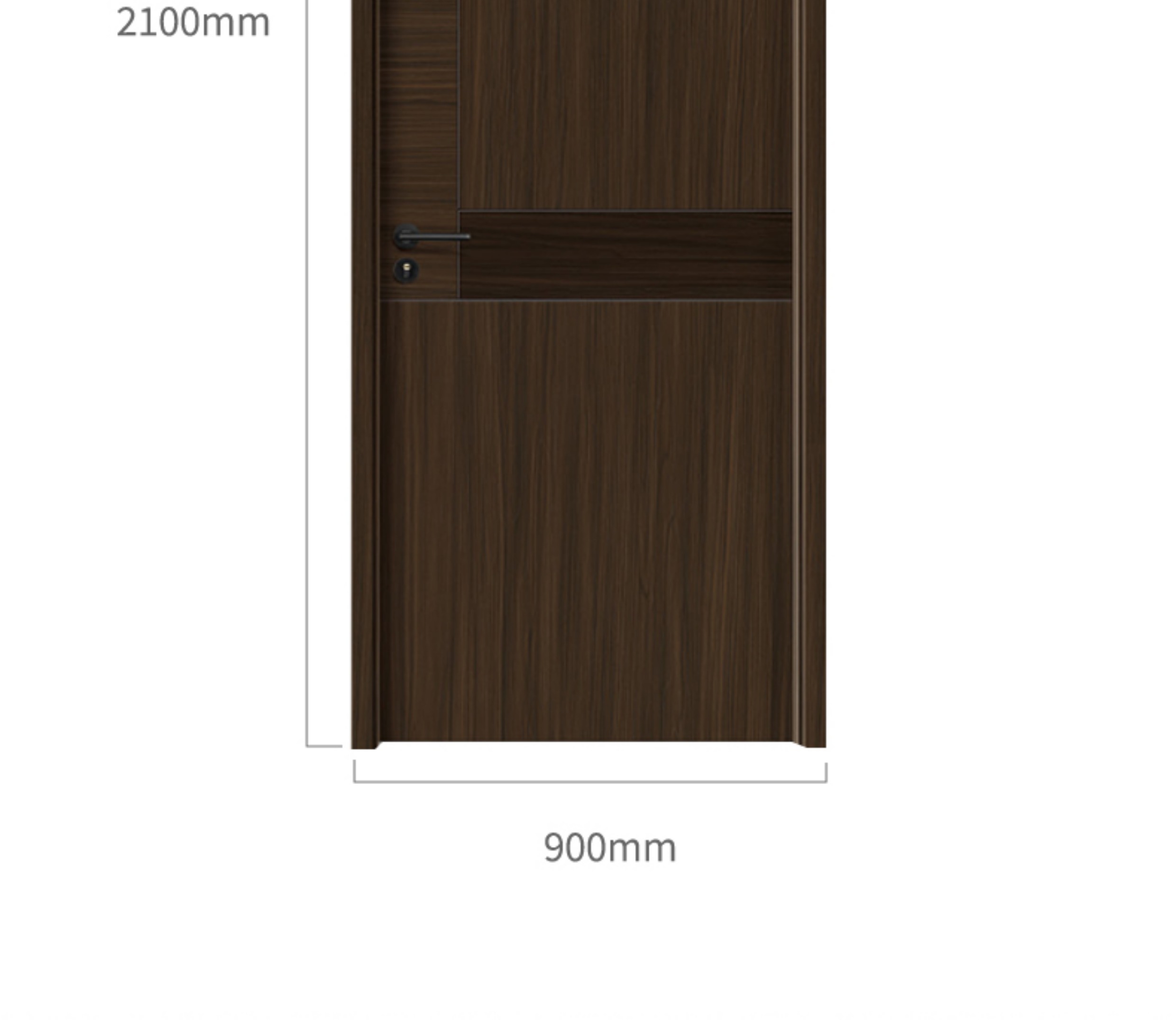 全包测量送货安装简约室内门房间门实木卧室碳晶环保隔音现货木门(图44)