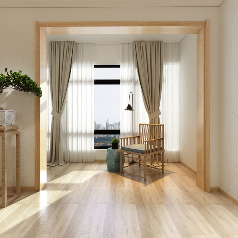 原木门卧室门套装门室内家用免漆门烤漆门碳晶实木复合门民宿木门(图11)