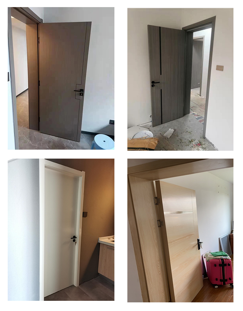 原木门卧室门套装门室内家用免漆门烤漆门碳晶实木复合门民宿木门(图10)