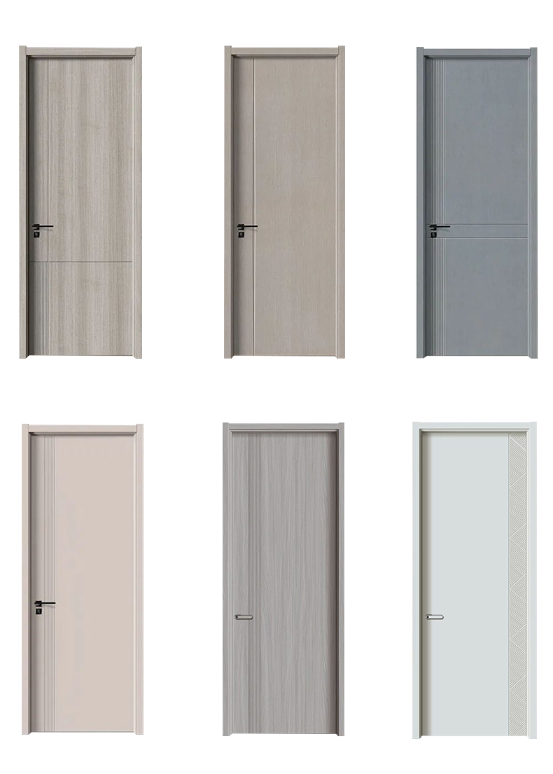 原木门卧室门套装门室内家用免漆门烤漆门碳晶实木复合门民宿木门(图15)