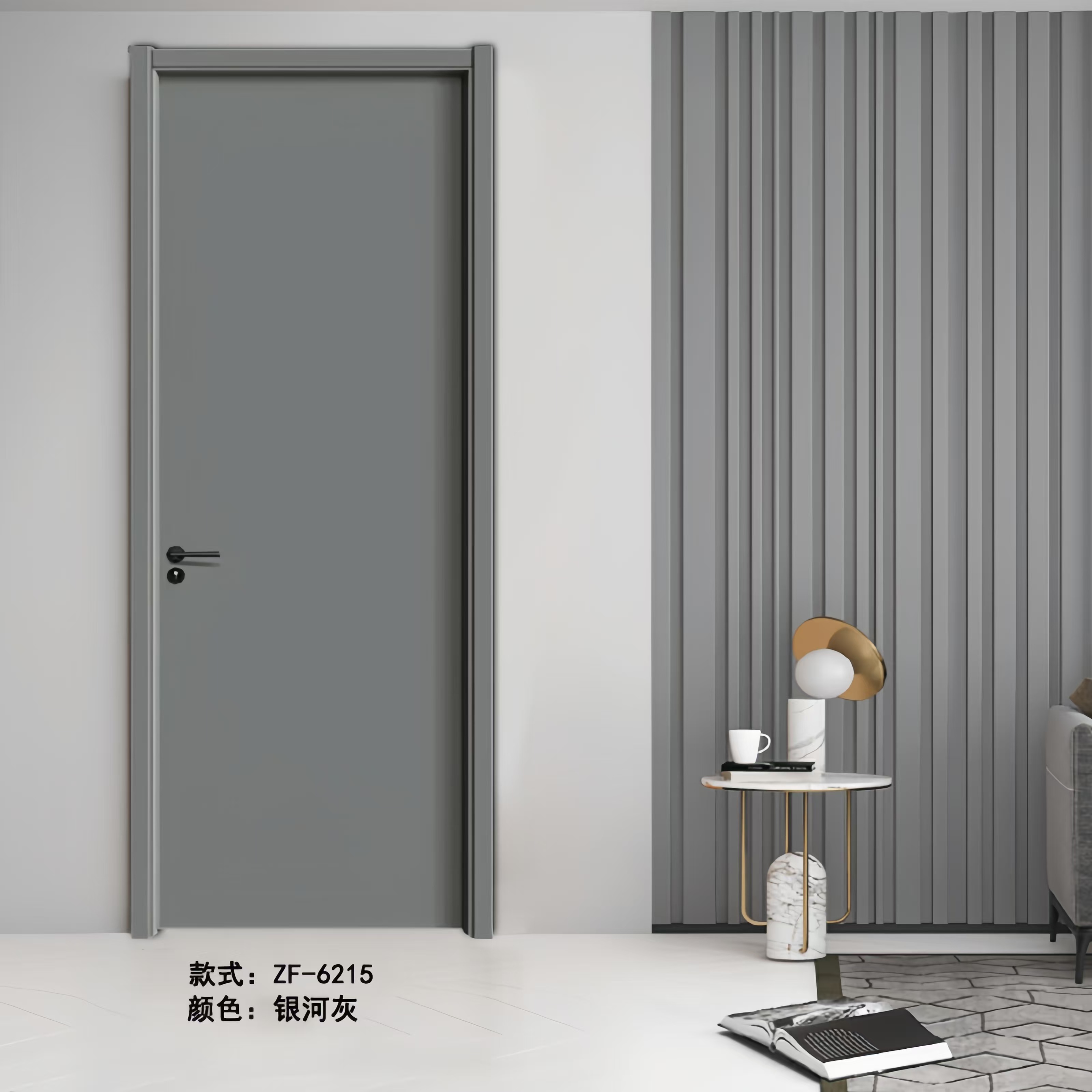 实木门极简轻奢碳晶室内门套装门卧室门环保定制现货隔音房间木门(图20)