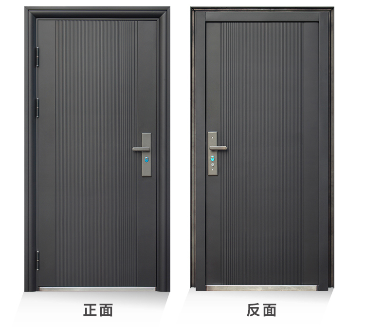 防盗门进户门家用入户门室内外出租房农村大门子母钢质工程单开门(图30)