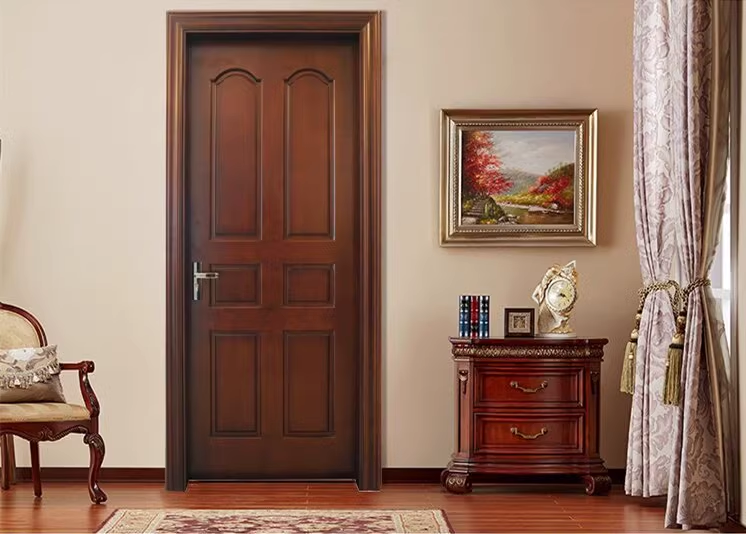 厂家源头定制橡胶木实木门房门原木门卧室门烤漆室内门房间门(图6)