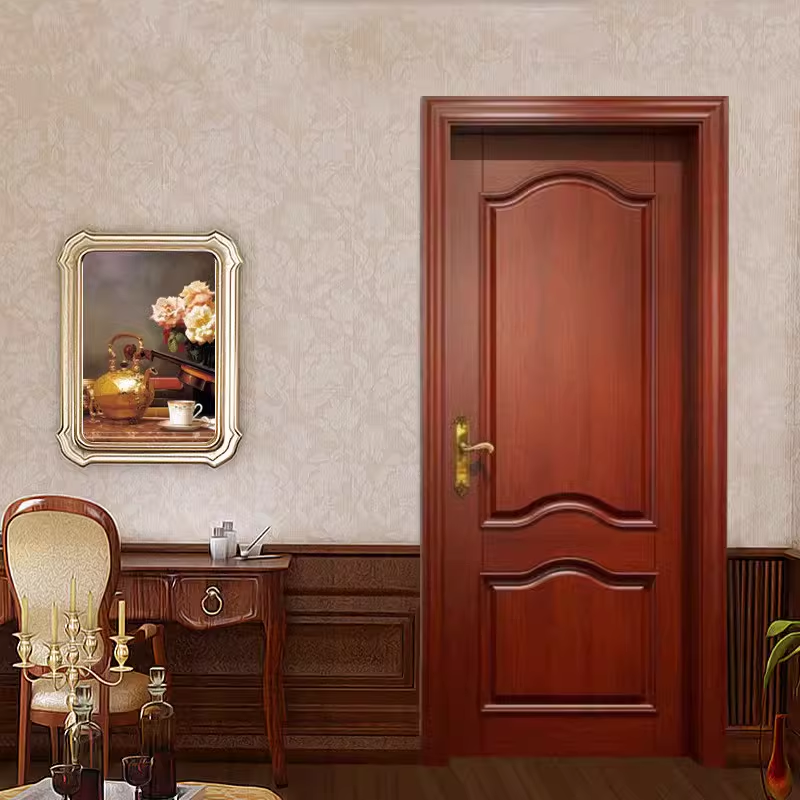 厂家源头定制橡胶木实木门房门原木门卧室门烤漆室内门房间门(图7)