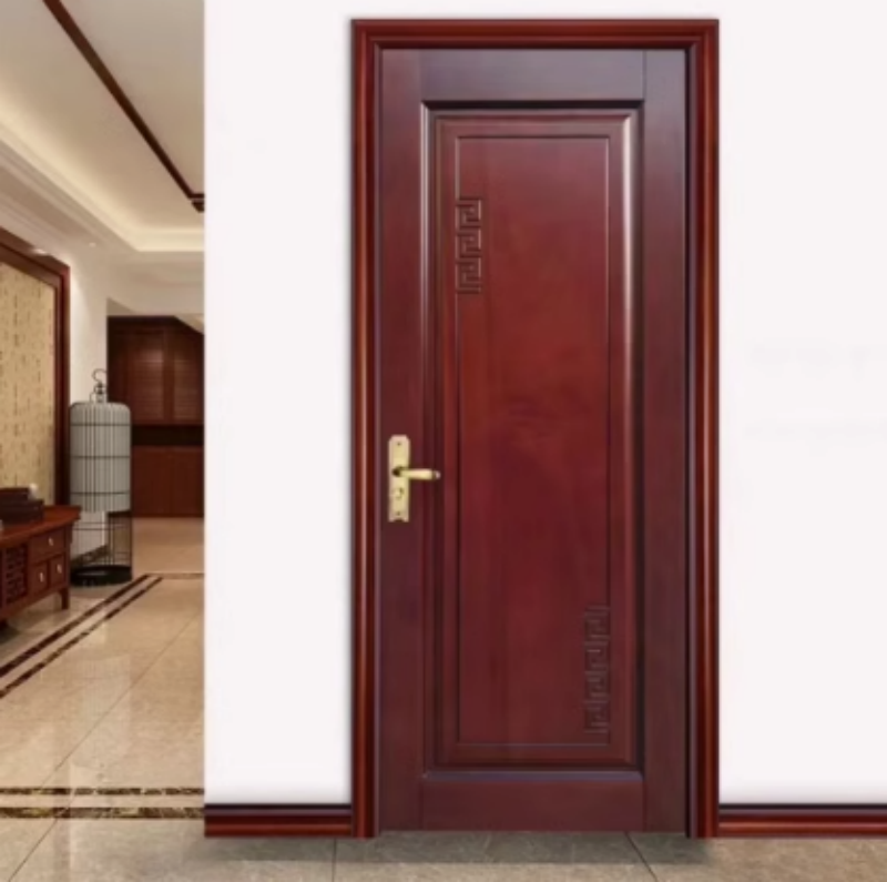 厂家源头定制橡胶木实木门房门原木门卧室门烤漆室内门房间门(图8)