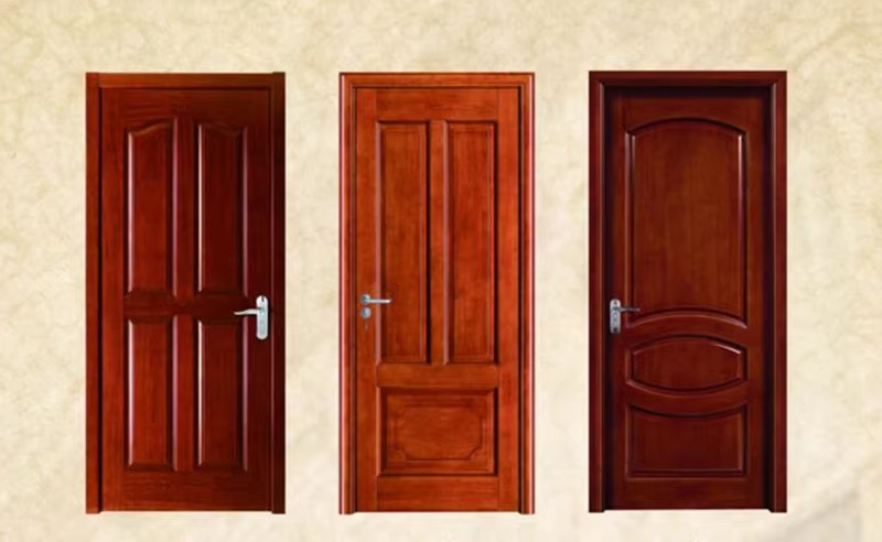 厂家源头定制橡胶木实木门房门原木门卧室门烤漆室内门房间门(图9)