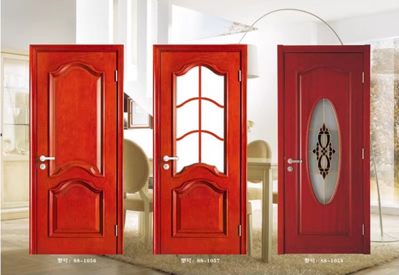 厂家源头定制橡胶木实木门房门原木门卧室门烤漆室内门房间门(图13)