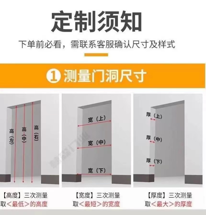 室内门房门卧室门锌合金隔音房间钢制门出租房公寓工程现代烤漆门(图4)