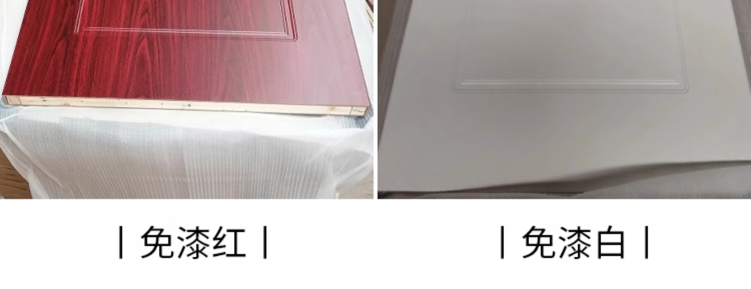 白色现货免漆门卧室门家用生态门环保室内门工程出租实木门套装门(图8)