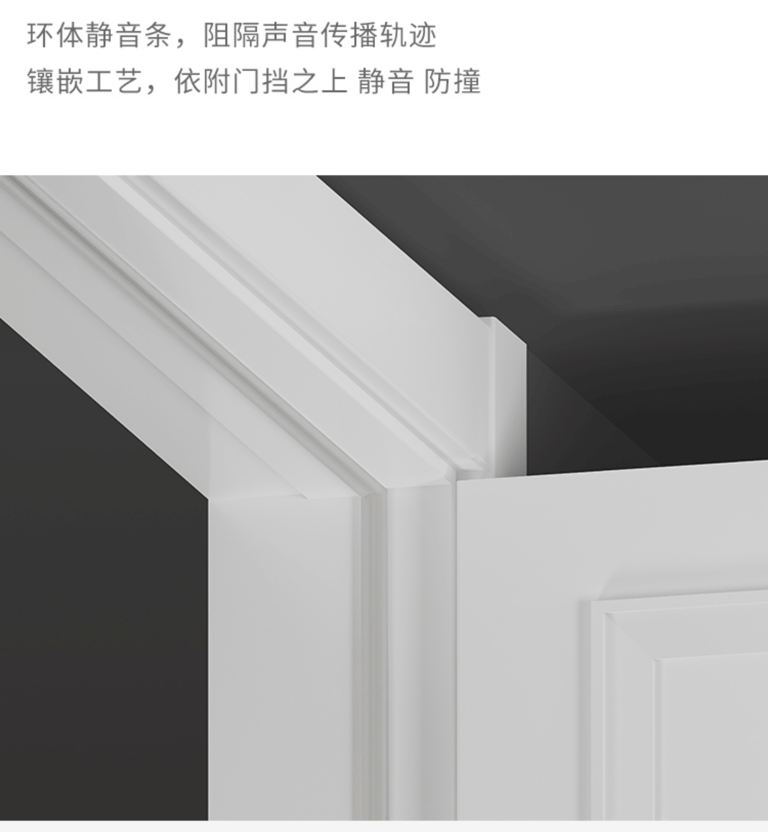 室内门实木门实木复合烤漆门卧室门门定制白色房门现代简约套装(图20)