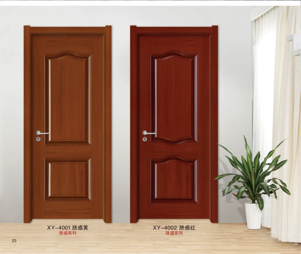 定制面漆室内门卧室静音工程门套直播间隔音出租屋实木复合房间门(图10)