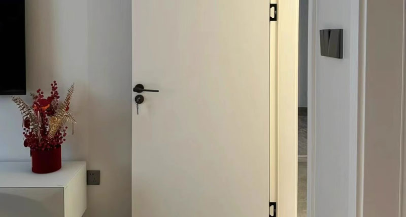 白色静音烤漆门房间门原木色实木免漆室内门套装门碳晶卧室门木门(图13)