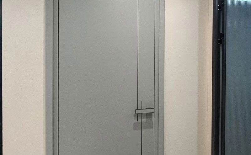 白色静音烤漆门房间门原木色实木免漆室内门套装门碳晶卧室门木门(图15)