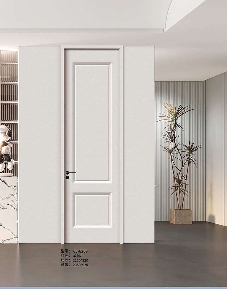 现货生态实木门室内卧室门免漆房间实木复合套装门烤漆木门包安装(图12)